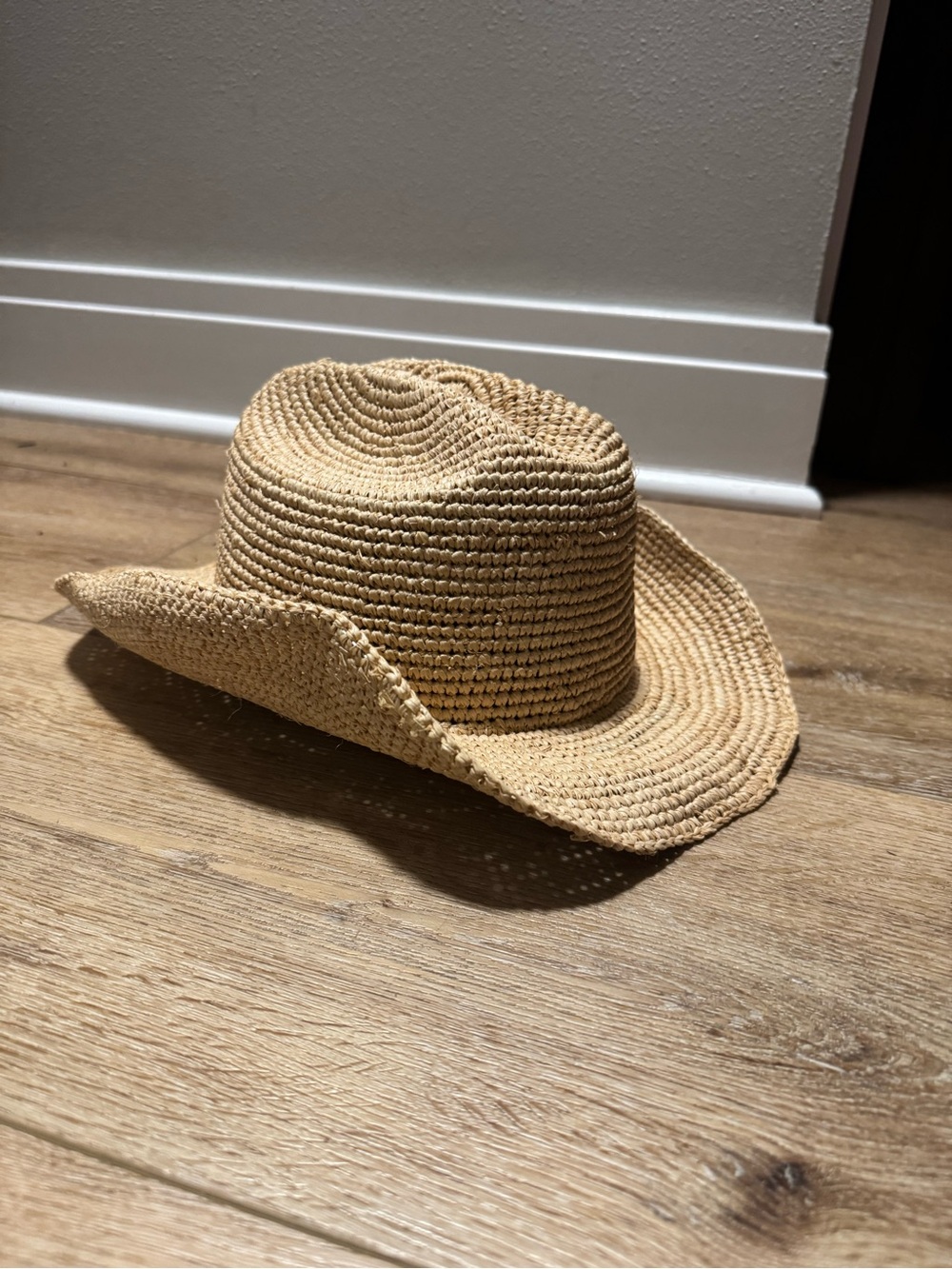 Augustine Hat Co Natural raffia milly Straw Cowboy Hat